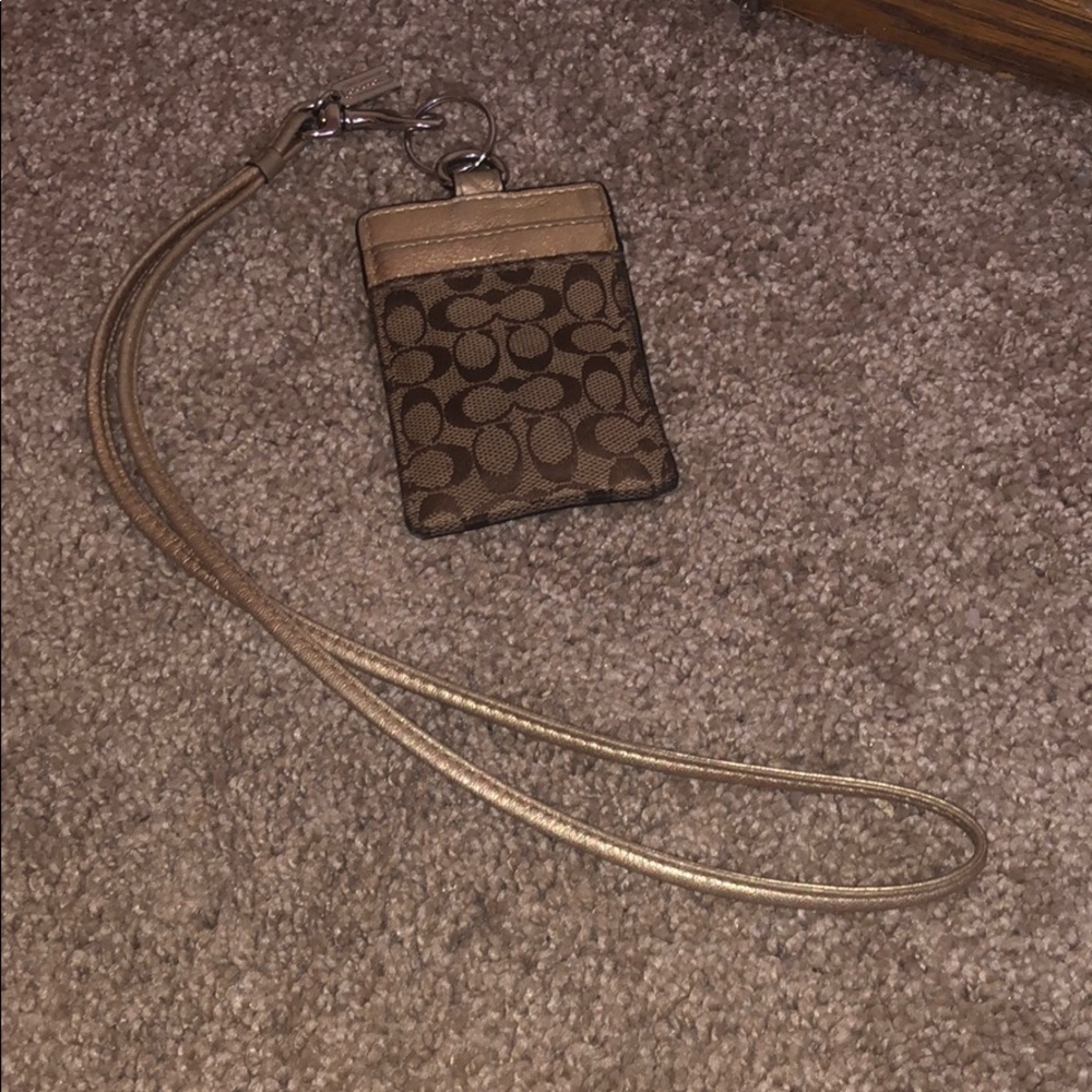 Coach lanyard